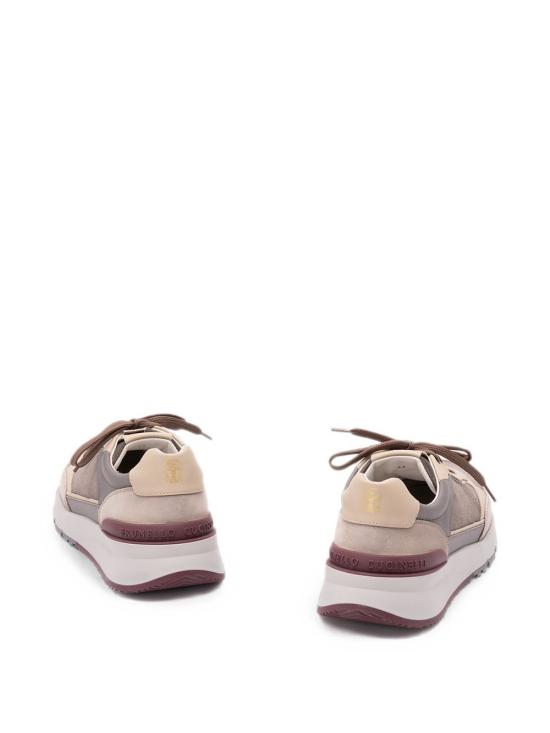  브루넬로 쿠치넬리 누벅 레더 스웨이드 러닝 스니커즈 MZUSNEO355 CYR60 Antracite - BRUNELLO CUCINELLI