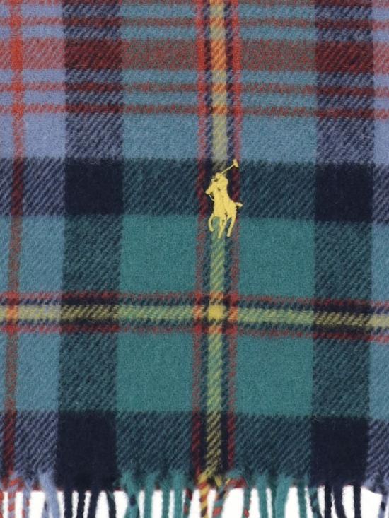 26FW 폴로 랄프로렌 클래식 플래드 스카프 449959354 016 BLU - POLO RALPH LAUREN