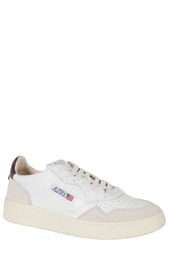 26FW 오트리 메달리스트 로우 스니커즈 AULM 099 White - AUTRY