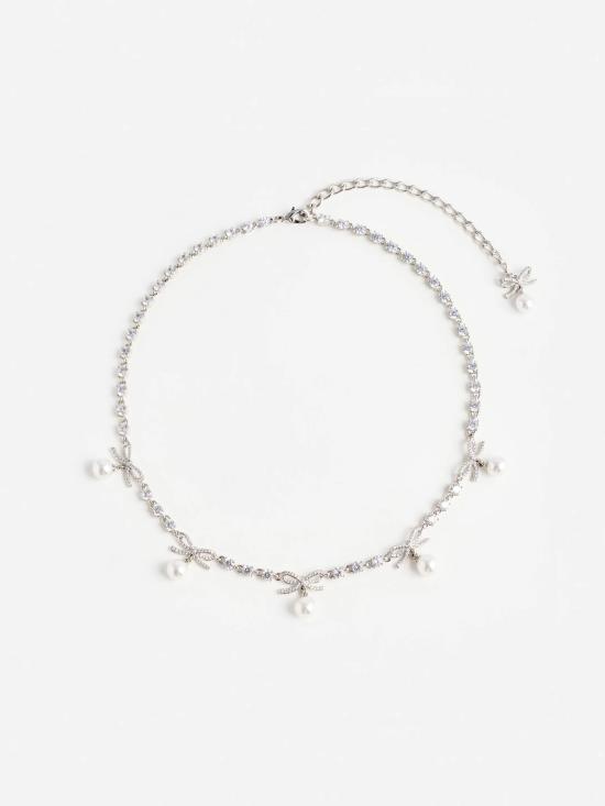 26FW 셀프 포트레이트 목걸이/팬던트 AW26600NSL SILVER ARGENTO