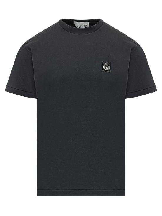 26SS 스톤 아일랜드 60/2 코튼 저지 슬림핏 티셔츠 L1S152100027S0013 V0020 NAVY BLUE