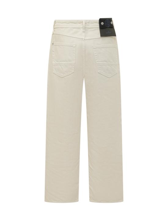 26SS 스톤 아일랜드 인디고 데님 로우 루즈핏 파이브 포켓 진 L1S14J100006S0J24 V0093 IVORY - STONE ISLAND