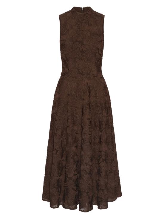 26FW 로테이트 미디 원피스 116665 1667 Marrone