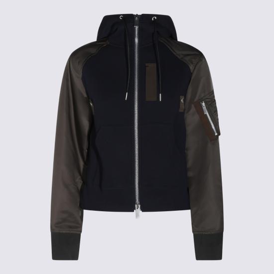 26FW 사카이 스웨터 2608680 233 NAVY KHAKI