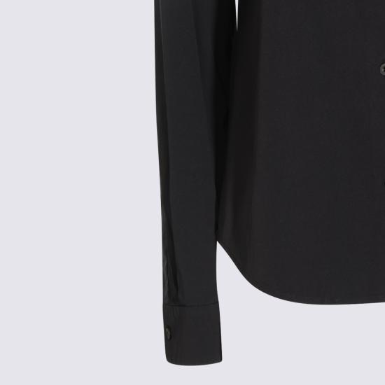 26FW 미우미우 포플린 스트레치 셔츠 MK2061SOOO 6472F0002 NERO - MIU MIU