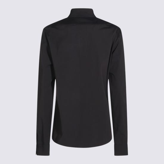 26FW 미우미우 포플린 스트레치 셔츠 MK2061SOOO 6472F0002 NERO - MIU MIU