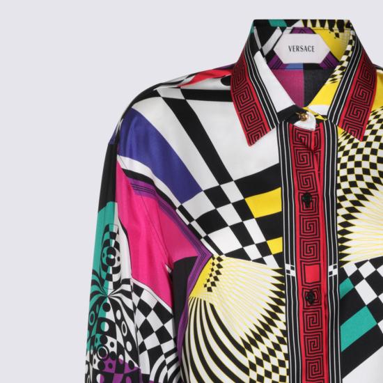 26FW 베르사체 셔츠 1024221 1A192885X000 Multi - VERSACE