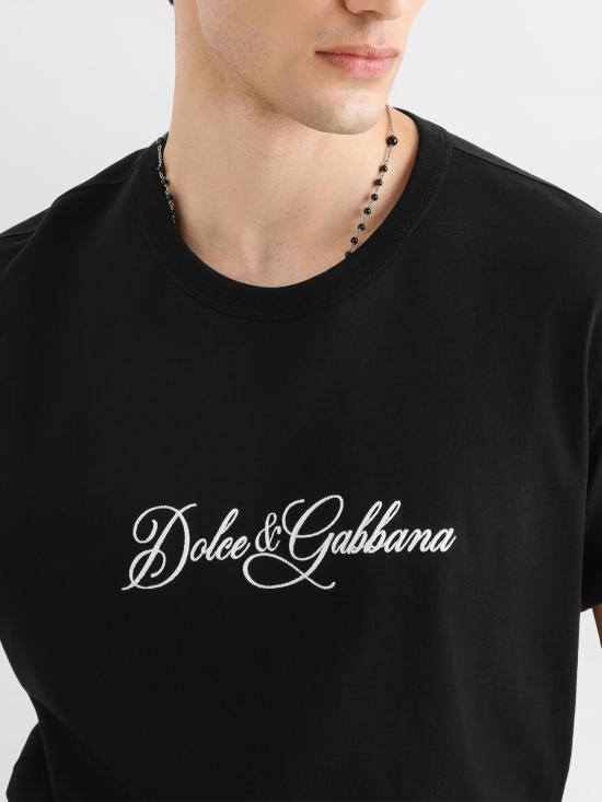 26FW 돌체앤가바나 반팔 티셔츠 G8PT1Z G7P9KN0000 BLACK - DOLCE & GABBANA