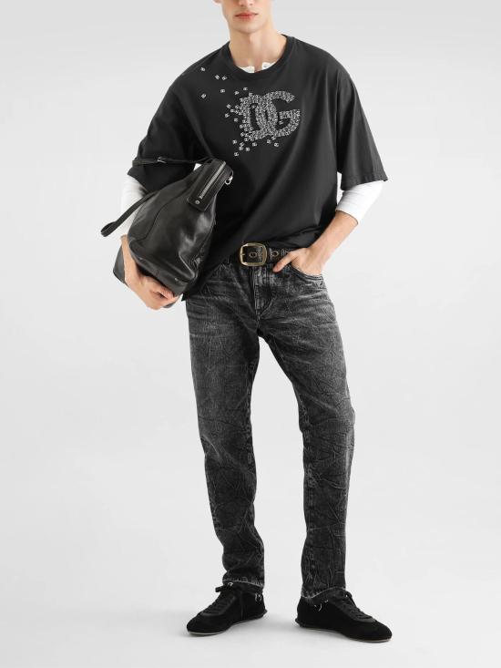 26FW 돌체앤가바나 반팔 티셔츠 G8PN9T G7P9ZN0000 BLACK - DOLCE & GABBANA