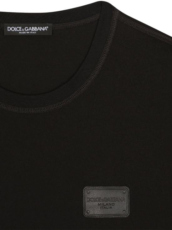 26FW 돌체앤가바나 반팔 티셔츠 G8PN9T G7Q0YN0000 BLACK - DOLCE & GABBANA