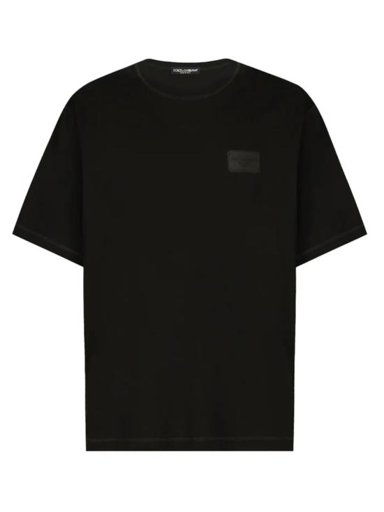 26FW 돌체앤가바나 반팔 티셔츠 G8PN9T G7Q0YN0000 BLACK