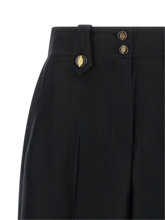 26FW 짐머만 스트레이트 팬츠 9715PF261BLK Black - ZIMMERMANN