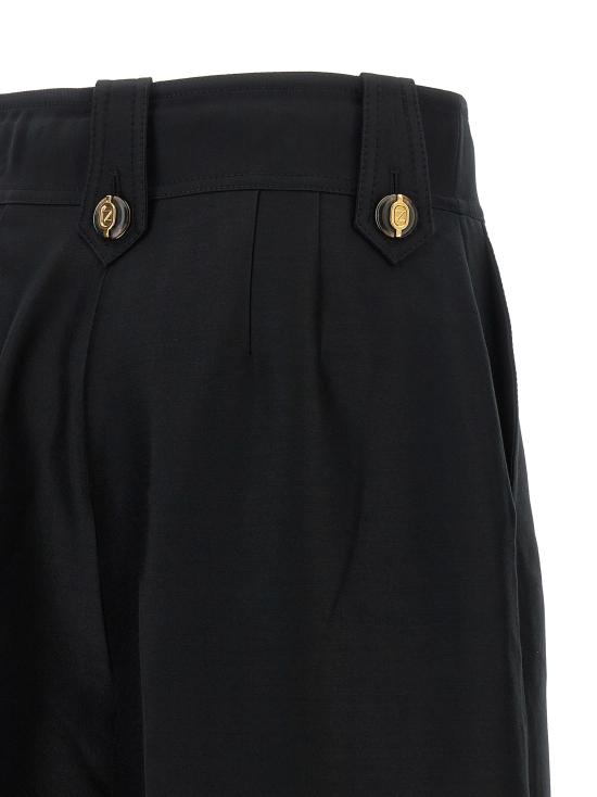 26FW 짐머만 스트레이트 팬츠 9715PF261BLK Black - ZIMMERMANN