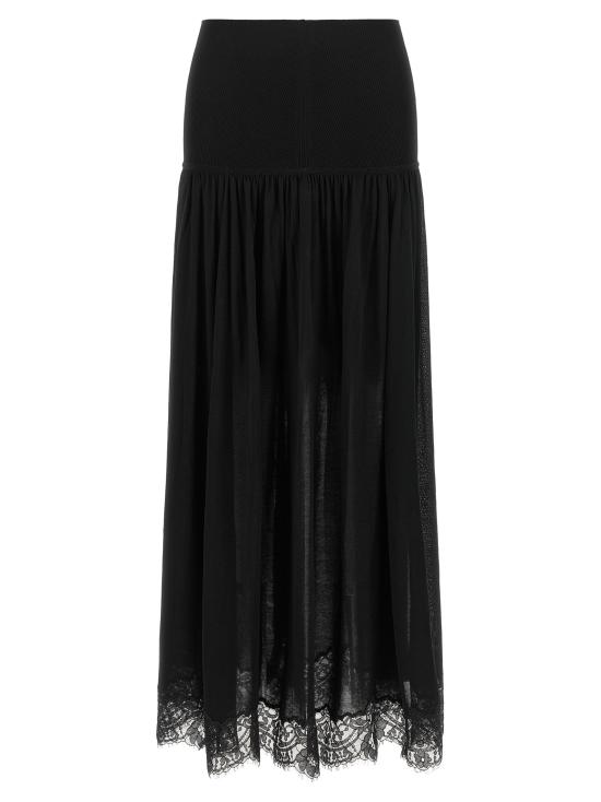 26FW 짐머만 숏 스커트 9282SF261BLK Black