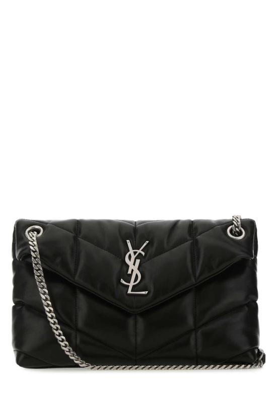26FW 생로랑 루루 푸퍼 스몰 체인 백 5774761EL00 1000 Black
