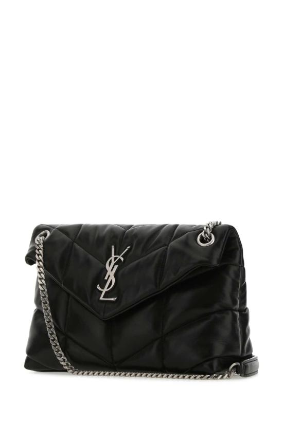 26FW 생로랑 루루 푸퍼 스몰 체인 백 5774761EL00 1000 Black - SAINT LAURENT