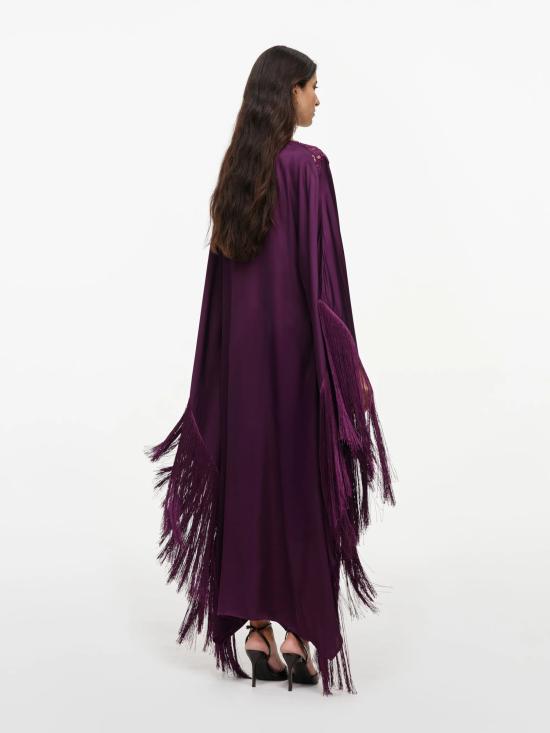 26FW 셀프 포트레이트 미디 원피스 AW26038XPU PURPLE Viola - SELF PORTRAIT