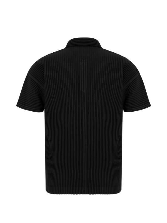 26FW 옴므 플리세 이세이 미야케 반팔 티셔츠 HP68JM530 15 Black - HOMME PLISSE' ISSEY MIYAKE