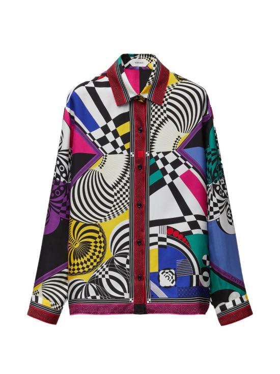 26FW 베르사체 셔츠 1024221 1A192885X000 Multicolor