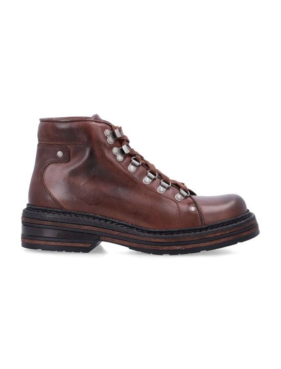 26FW 미우미우 레더 부티 5T800E5OD F0201 COFFEE