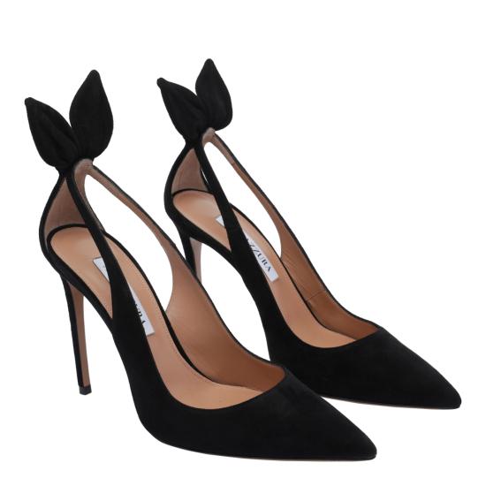 26FW 아쿠아주라 힐/펌프스 DENHIGP0 SUE000 Black - AQUAZZURA