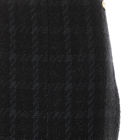 26FW 엘리자베타프랜치 미디 스커트 GO23267E2 110 BLACK - ELISABETTA FRANCHI