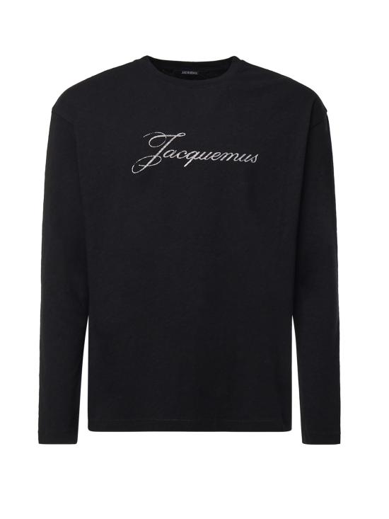 26FW 자크뮈스 긴팔 티셔츠 TSU00351AJ00289 990 BLACK