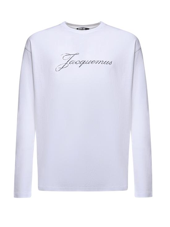 26FW 자크뮈스 긴팔 티셔츠 TSU00351AJ00289 100 WHITE