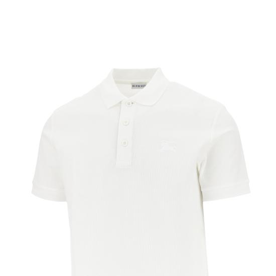 26FW 버버리 코튼 폴로셔츠 8126937 White - BURBERRY