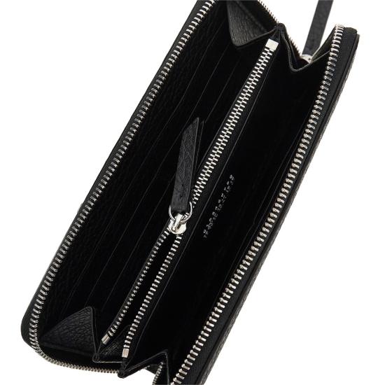26FW 마르지엘라 4스티치 집어라운드 장지갑 S56UI0110P4455 Black - MAISON MARGIELA