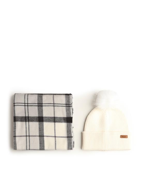 26FW 바버 액세서리 LGS0054 GY31 MONOCHROME TARTAN