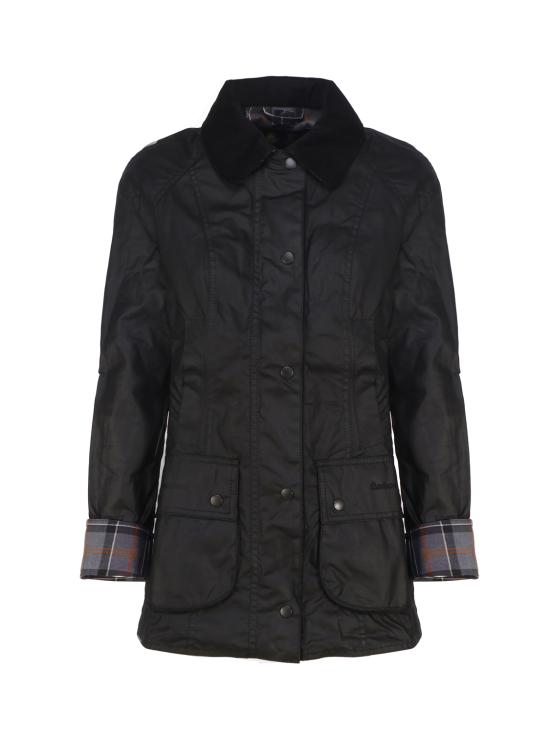 26FW 바버 비드넬 왁스 재킷 LWX0667 BK11 BLACK