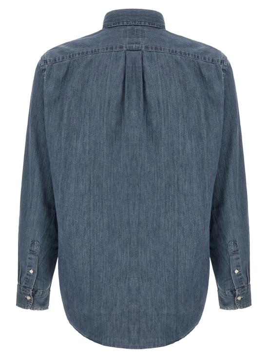26FW 폴로 랄프로렌 데님 셔츠 데님 , 와 블라우스, 파란색 - POLO RALPH LAUREN