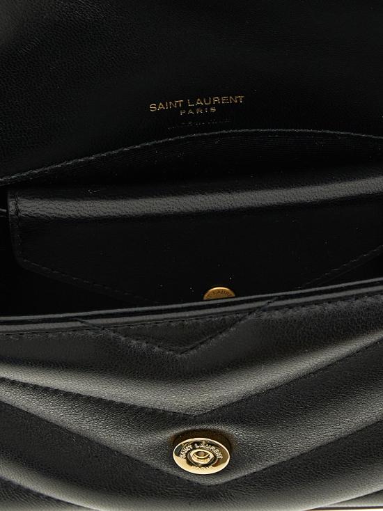 26FW 생로랑 크로스백 룰루 크로스바디 백 블랙 - SAINT LAURENT