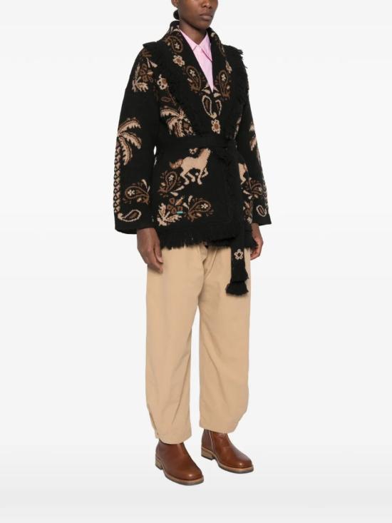 26FW 알라누이 가디건 LWHB064E26KNI0031061 Black - ALANUI