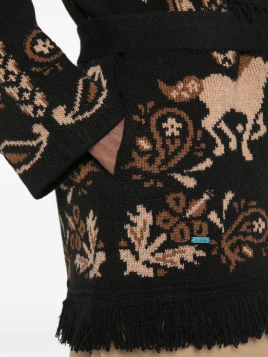 26FW 알라누이 가디건 LWHB064E26KNI0031061 Black - ALANUI