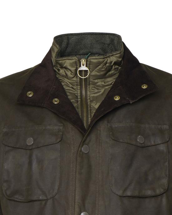 26FW 바버 오그스톤 왁스 자켓 MWX0700 OL51 OLIVE - BARBOUR