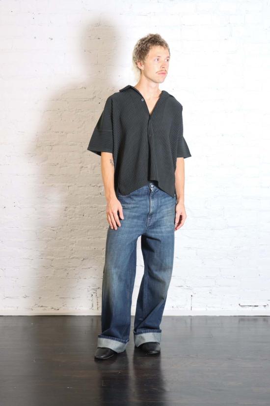  이세이 미야케 탑 Homme Plisse Issey Miyake 월간 색상: August 셔츠 - ISSEY MIYAKE