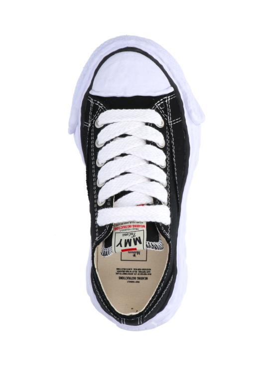 26FW 메종 미하라 야스히로 피터슨23 OG 솔 캔버스 로우탑 A11FW702 BLACK - MAISON MIHARA YASUHIRO