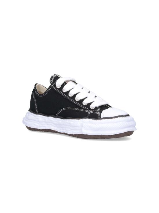 26FW 메종 미하라 야스히로 피터슨23 OG 솔 캔버스 로우탑 A11FW702 BLACK - MAISON MIHARA YASUHIRO