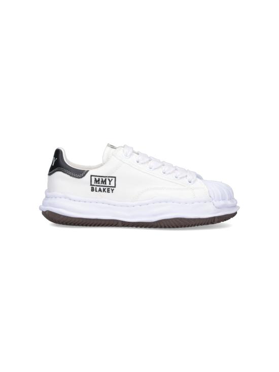 26FW 메종 미하라 야스히로 블레이키 OG 솔 캔버스 로우탑 스니커즈 A08FW735 WHITE
