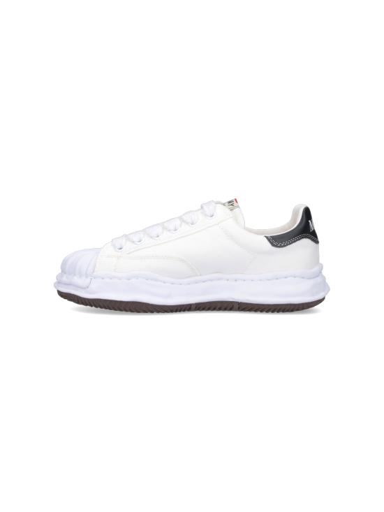 26FW 메종 미하라 야스히로 블레이키 OG 솔 캔버스 로우탑 스니커즈 A08FW735 WHITE - MAISON MIHARA YASUHIRO