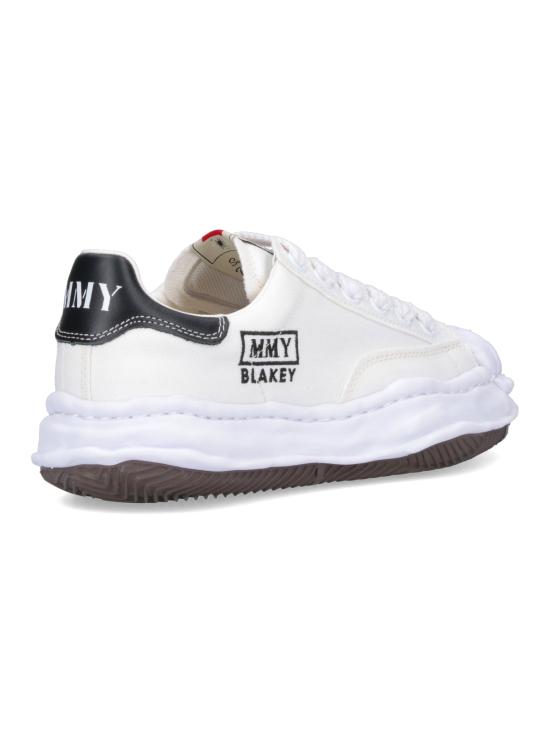 26FW 메종 미하라 야스히로 블레이키 OG 솔 캔버스 로우탑 스니커즈 A08FW735 WHITE - MAISON MIHARA YASUHIRO