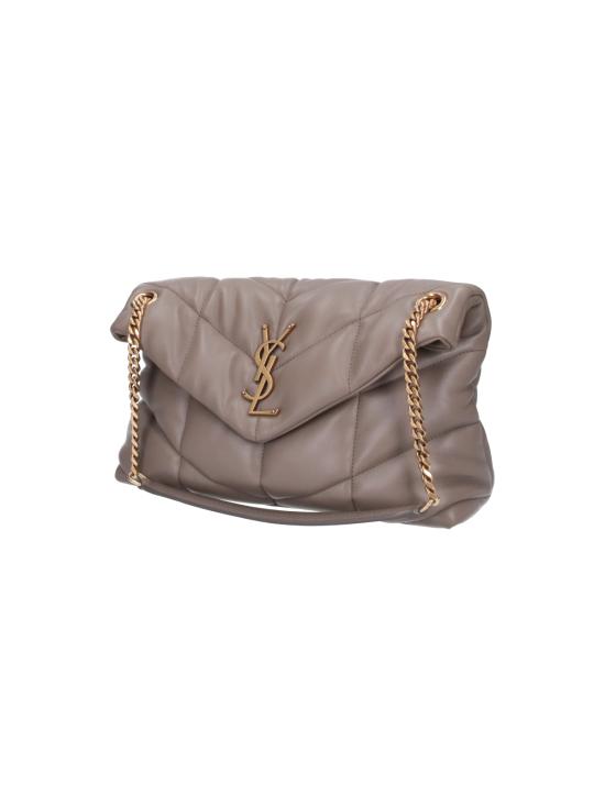  생로랑 루루 푸퍼 스몰 체인 백 577476 1EL07 1799 TAUPE - SAINT LAURENT