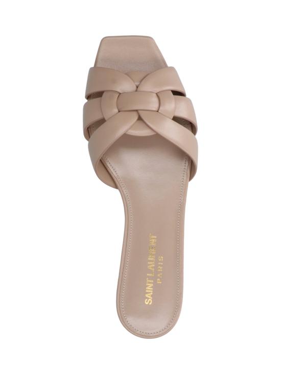  생로랑 스무스 레더 트리뷰트 뮬 572761 AAAAH 2721 Beige - SAINT LAURENT