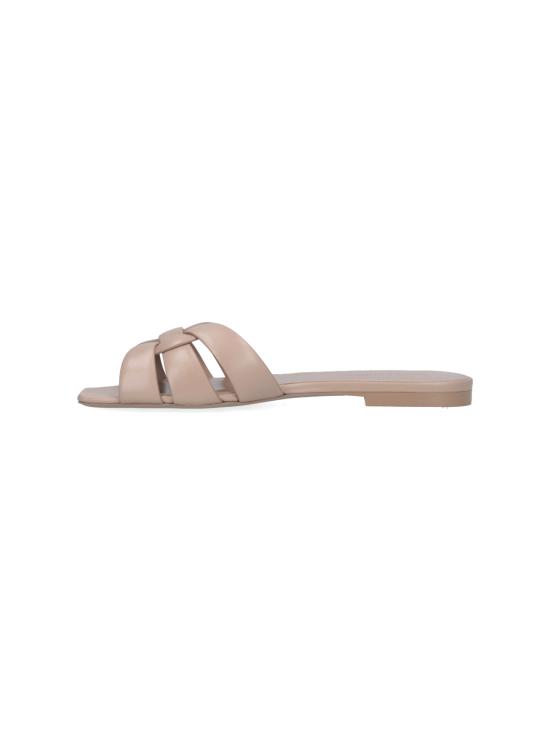  생로랑 스무스 레더 트리뷰트 뮬 572761 AAAAH 2721 Beige - SAINT LAURENT