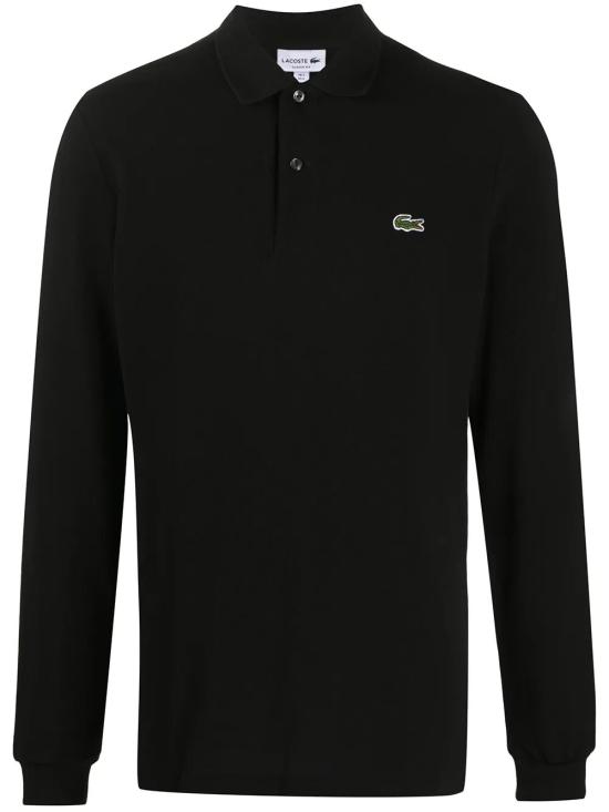 26FW 라코스테 클래식 롱슬리브 폴로 셔츠 L1312 031 BLACK