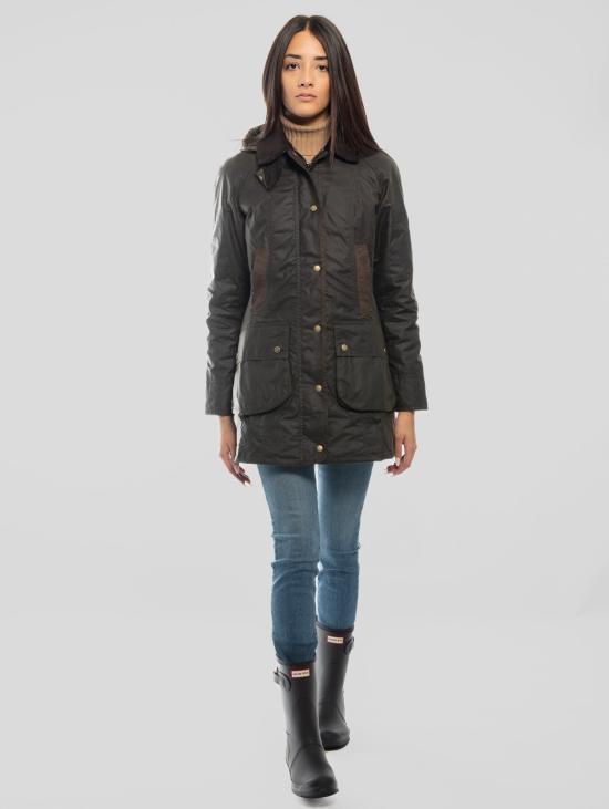 26FW 바버 자켓 지아카 바우어 왁스 코톤 세라토 올리바 - BARBOUR