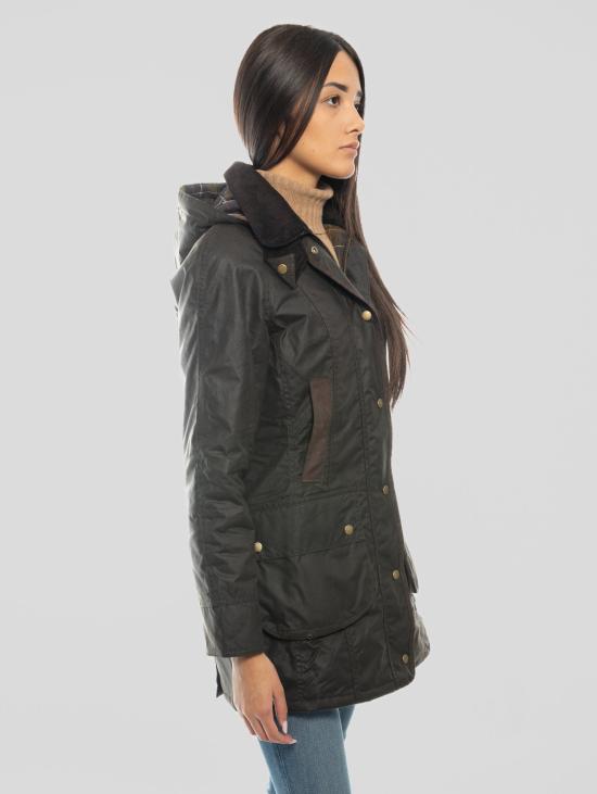 26FW 바버 자켓 지아카 바우어 왁스 코톤 세라토 올리바 - BARBOUR