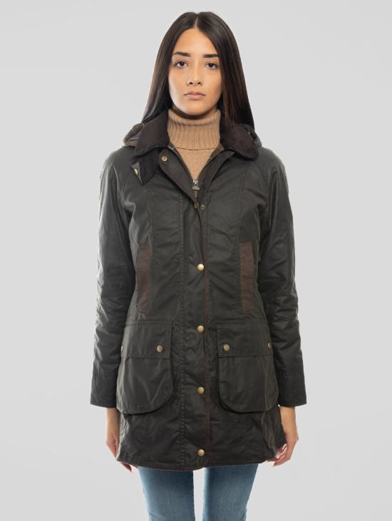 26FW 바버 자켓 지아카 바우어 왁스 코톤 세라토 올리바 - BARBOUR